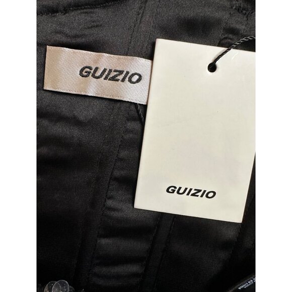 GUIZIO Arlo Corset in Black Medium New Womens Sequin Sleeveless Tank Top - Picture 11 of 17